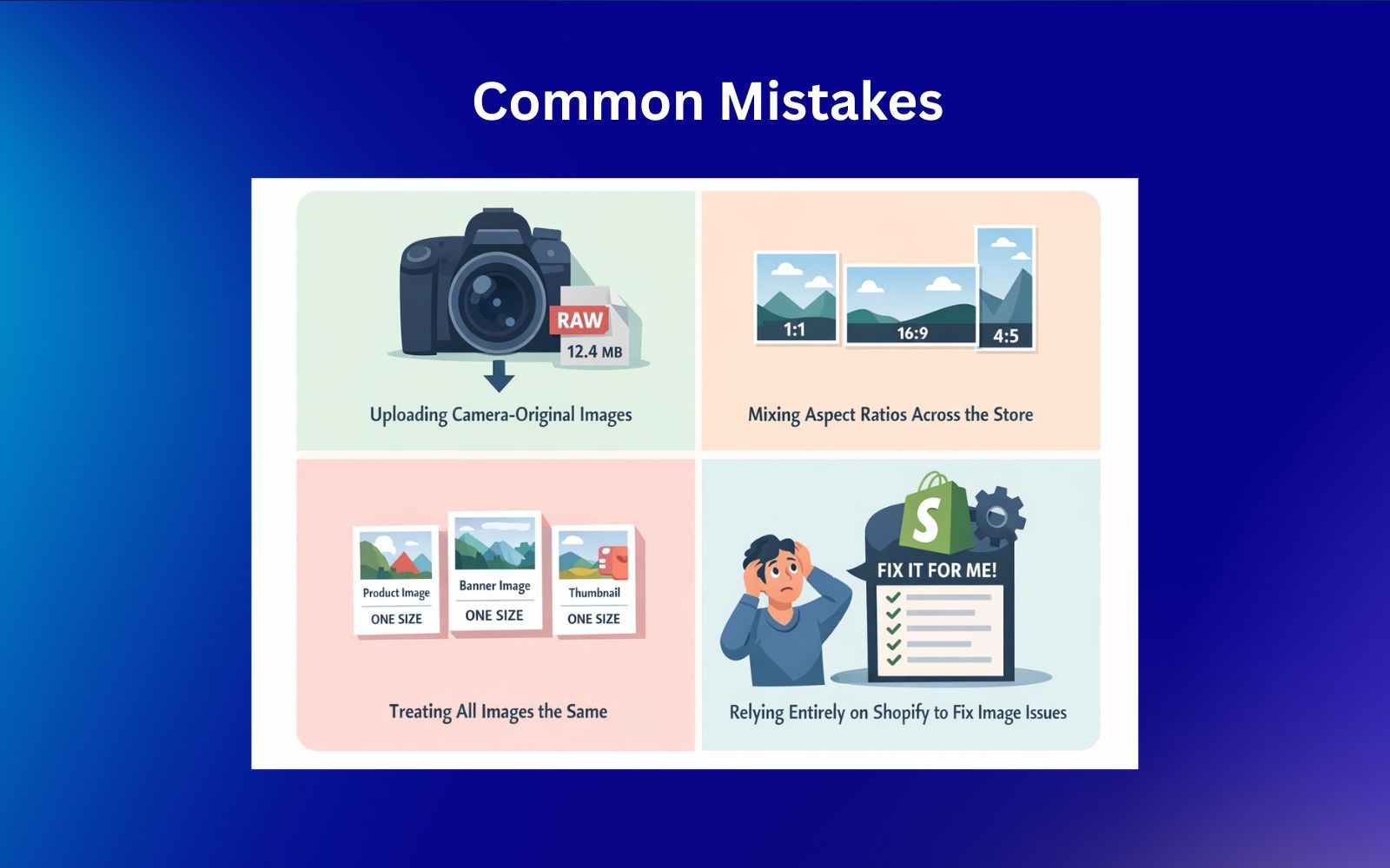 Common Shopify image size mistakes 